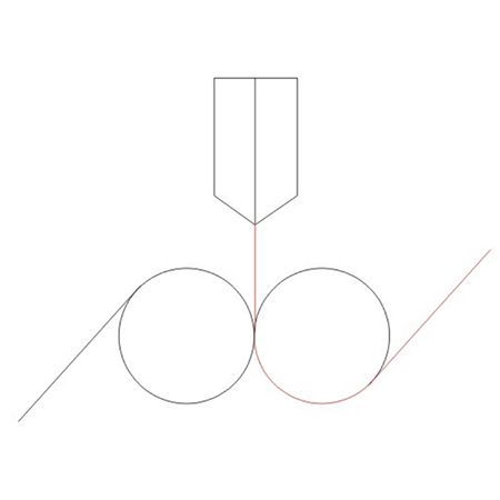 Système d'enduction par pressage de matrices en T