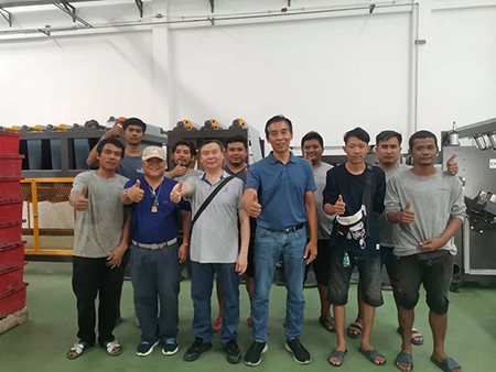 Projet de Bangkok : Mise à jour de l'automatisation de la ligne de membranes en butyle