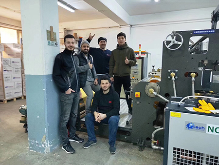 Mise à niveau d'équipements d’enduction sur mesure pour un client russe.